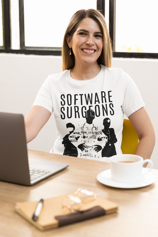 surgeon tshirt with code programmer design