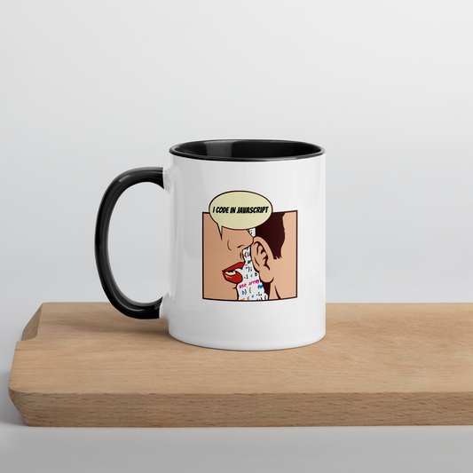 Coffee mugs - Master & skillest Javascript developer - Inner rim color